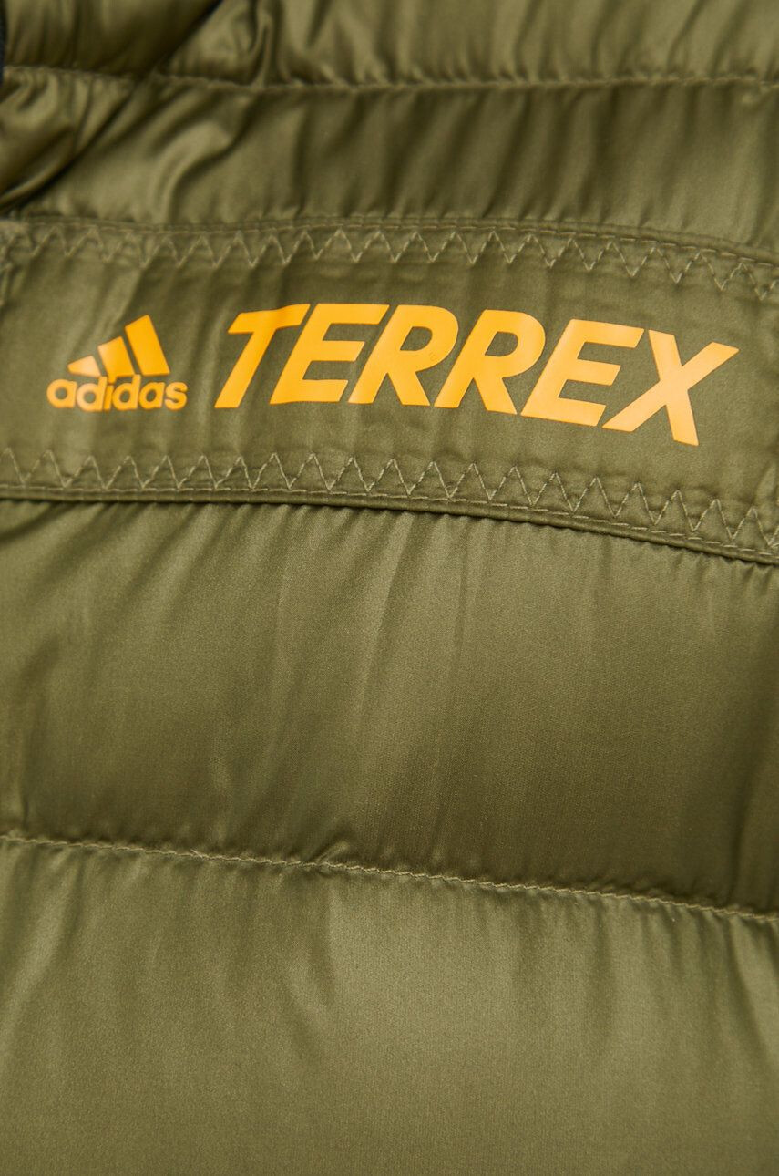 adidas TERREX Péřová sportovní bunda Utilit hnědá barva - Pepit.cz