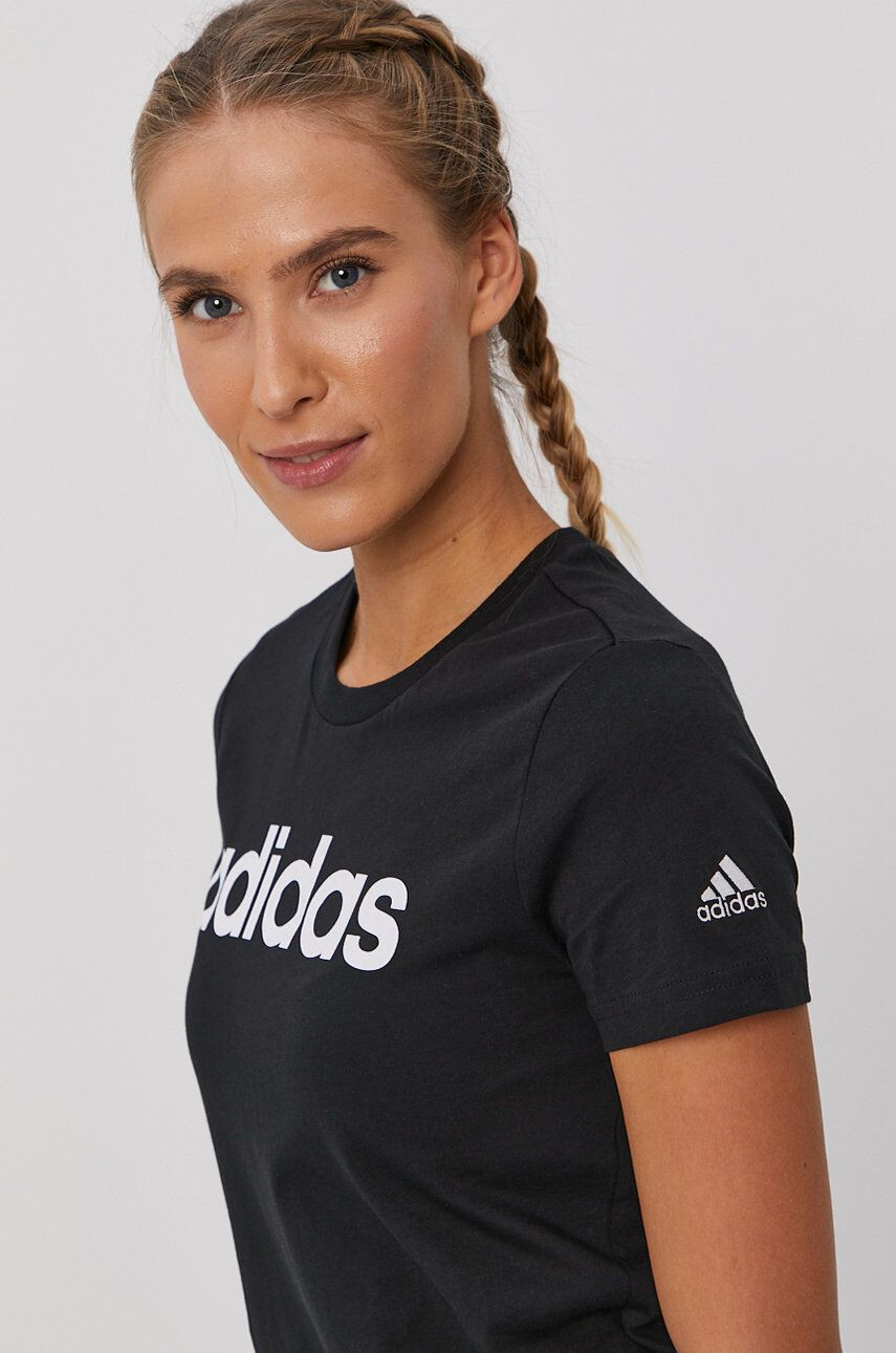 adidas Tričko GU2777 pánské šedá barva s potiskem - Pepit.cz