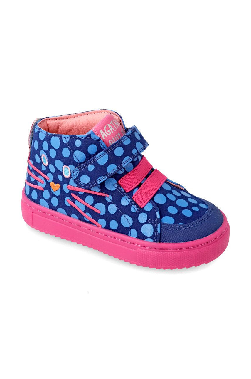 Agatha Ruiz de la Prada Dětské kožené sneakers boty - Pepit.cz