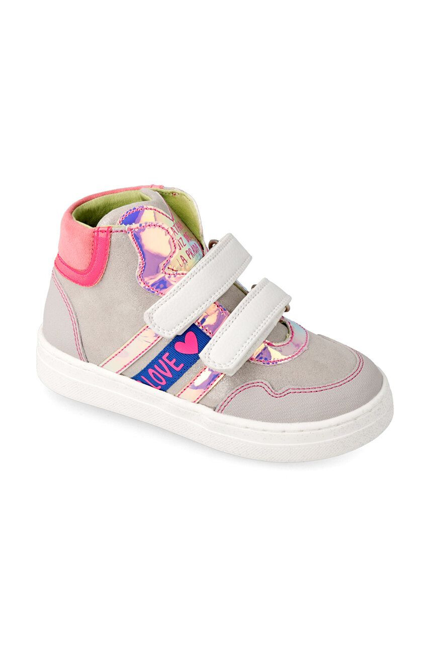 Agatha Ruiz de la Prada Dětské sneakers boty šedá barva - Pepit.cz