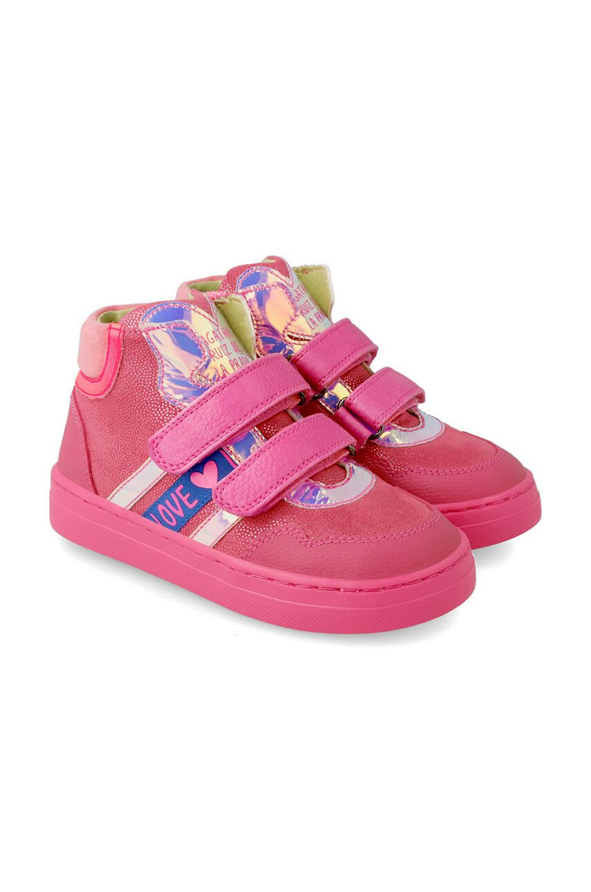 Agatha Ruiz de la Prada Dětské sneakers boty růžová barva - Pepit.cz