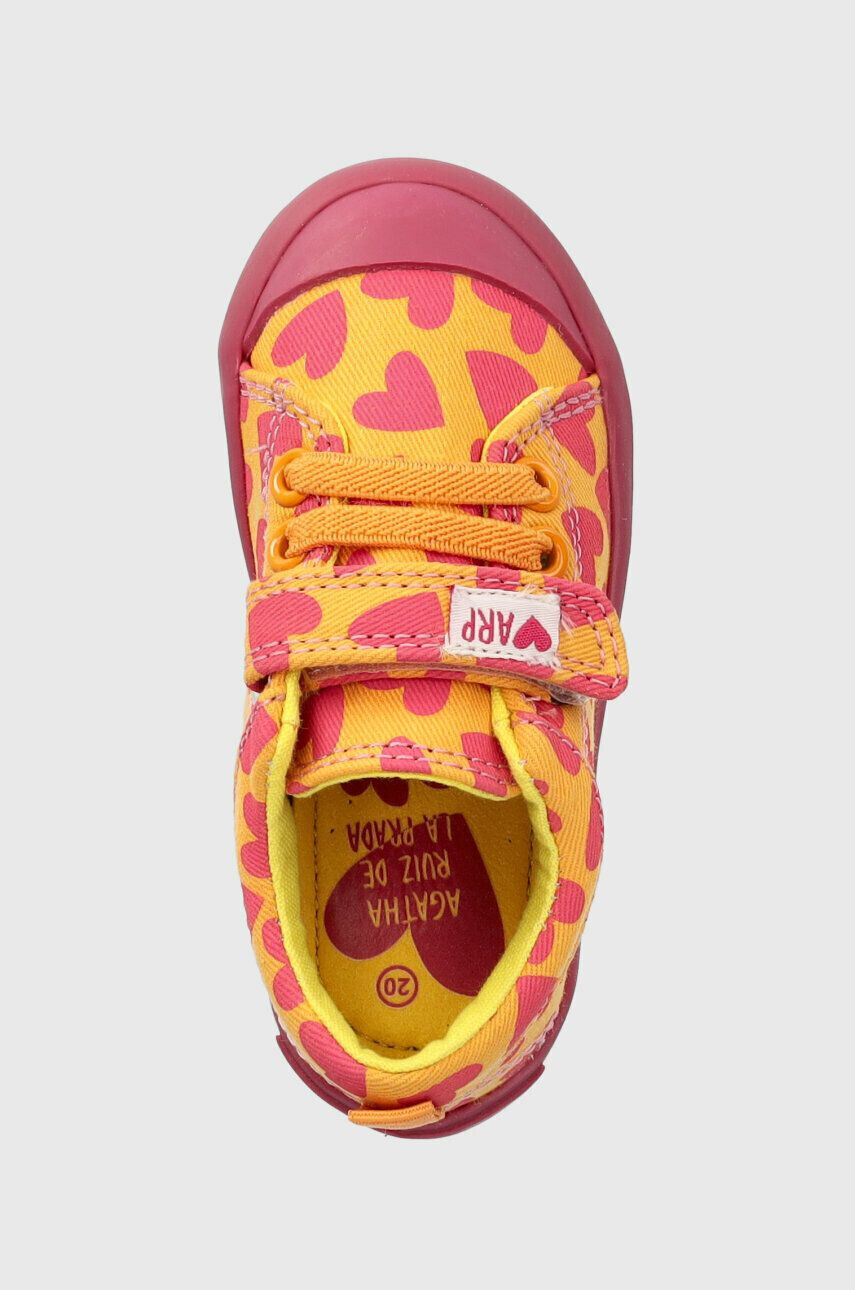 Agatha Ruiz de la Prada Dětské sneakers boty oranžová barva - Pepit.cz