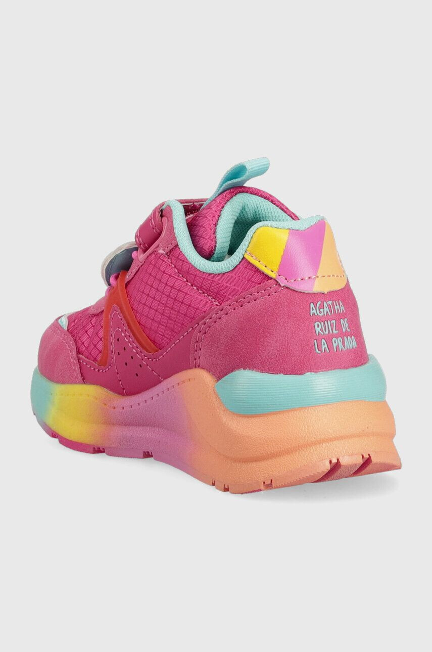 Agatha Ruiz de la Prada Dětské sneakers boty růžová barva - Pepit.cz