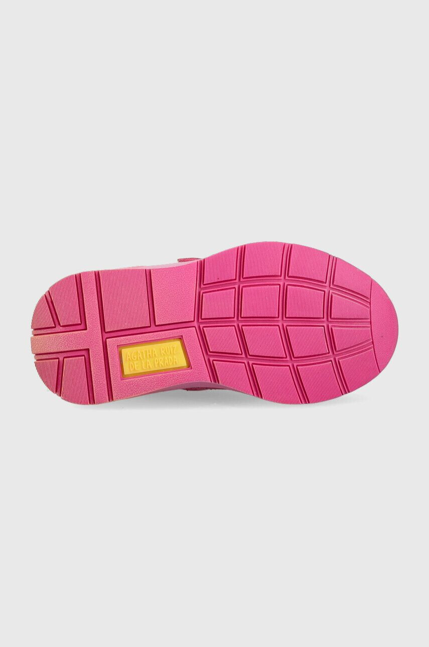 Agatha Ruiz de la Prada Dětské sneakers boty růžová barva - Pepit.cz