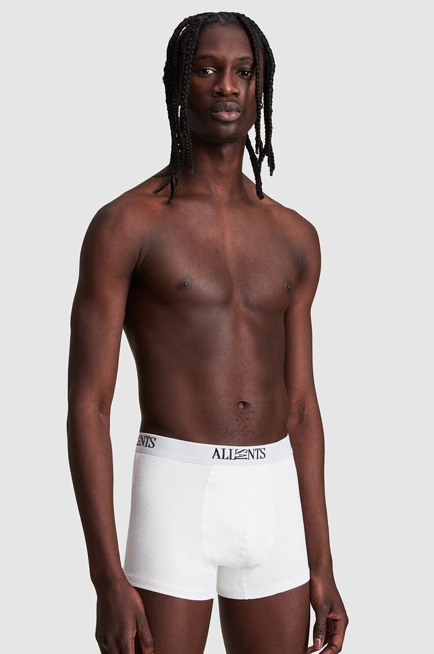 AllSaints Boxerky pánské bílá barva - Pepit.cz