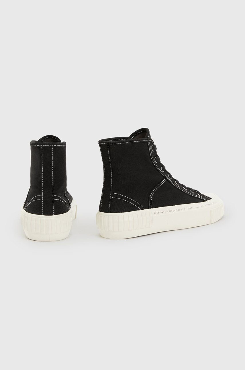 AllSaints Kecky Douglas Script High Top pánské černá barva - Pepit.cz