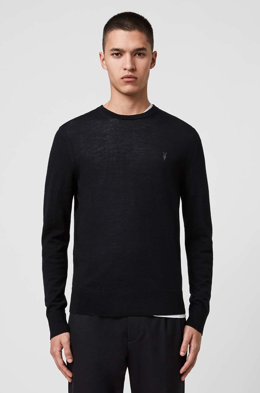 AllSaints Svetr Mode Merino Crew - Pepit.cz