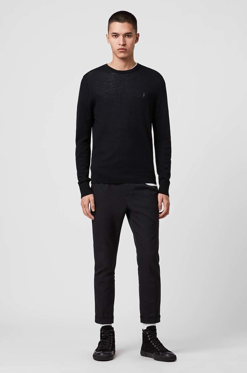 AllSaints Svetr Mode Merino Crew - Pepit.cz