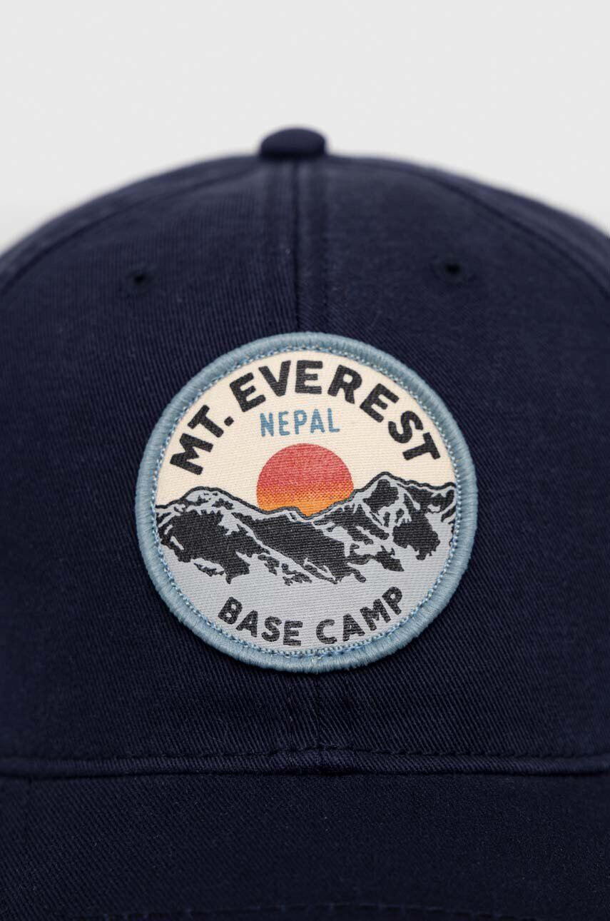 American Needle Bavlněná baseballová čepice Mount Everest National Park tmavomodrá barva s aplikací - Pepit.cz