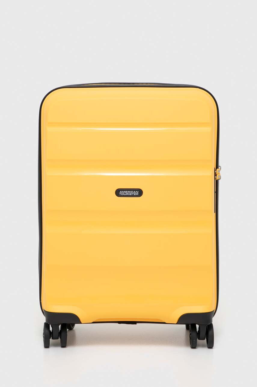 American Tourister Kufr žlutá barva - Pepit.cz