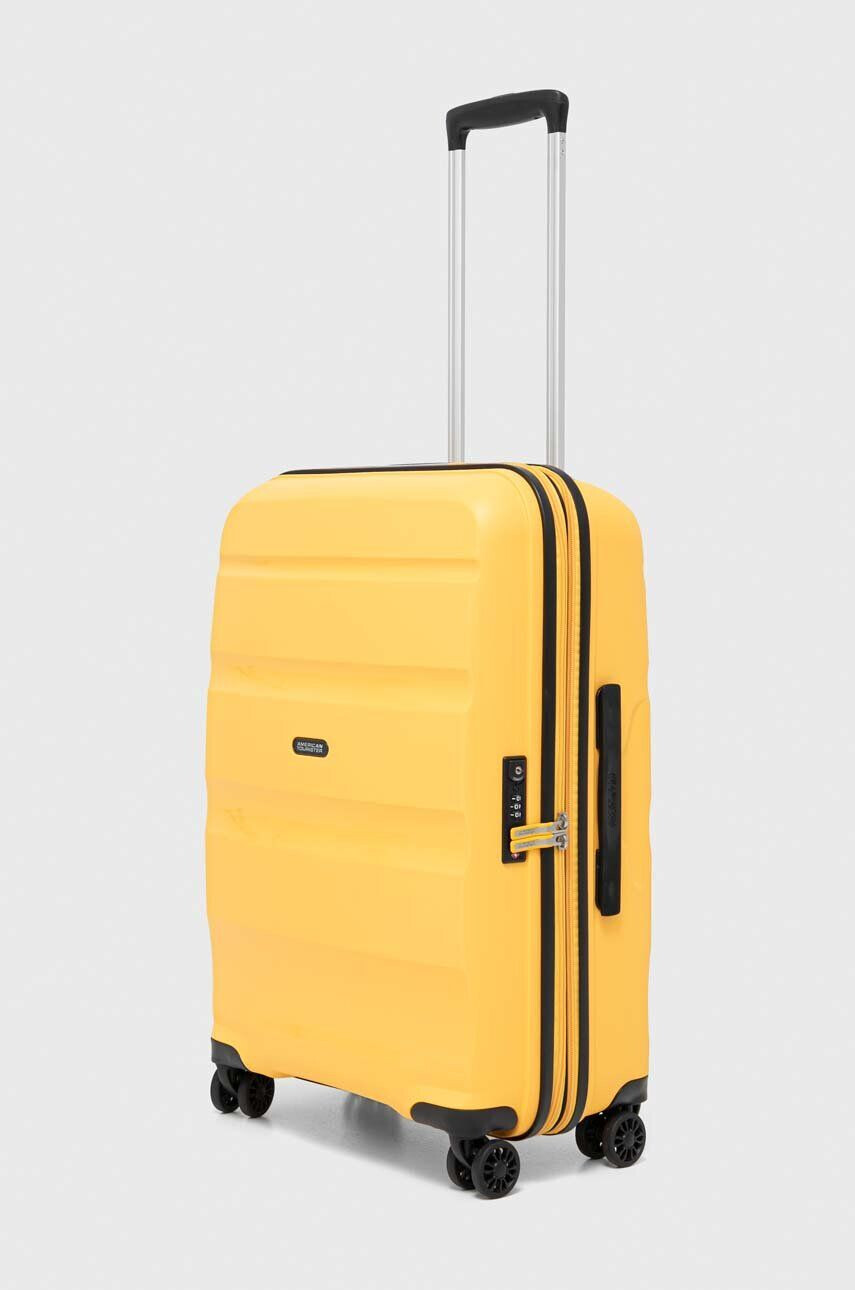 American Tourister Kufr žlutá barva - Pepit.cz