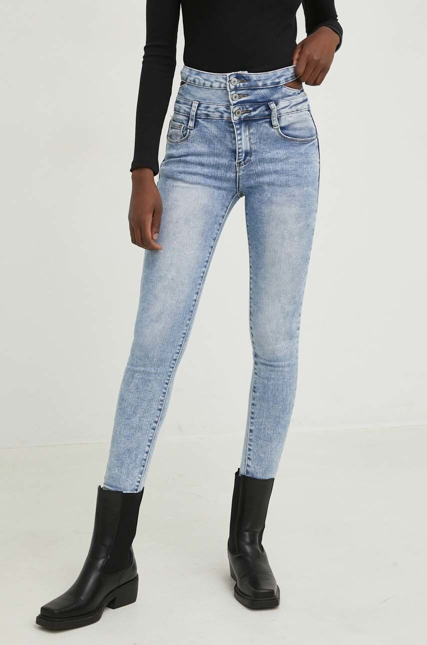 Answear Lab Džíny PREMIUM JEANS dámské high waist - Pepit.cz