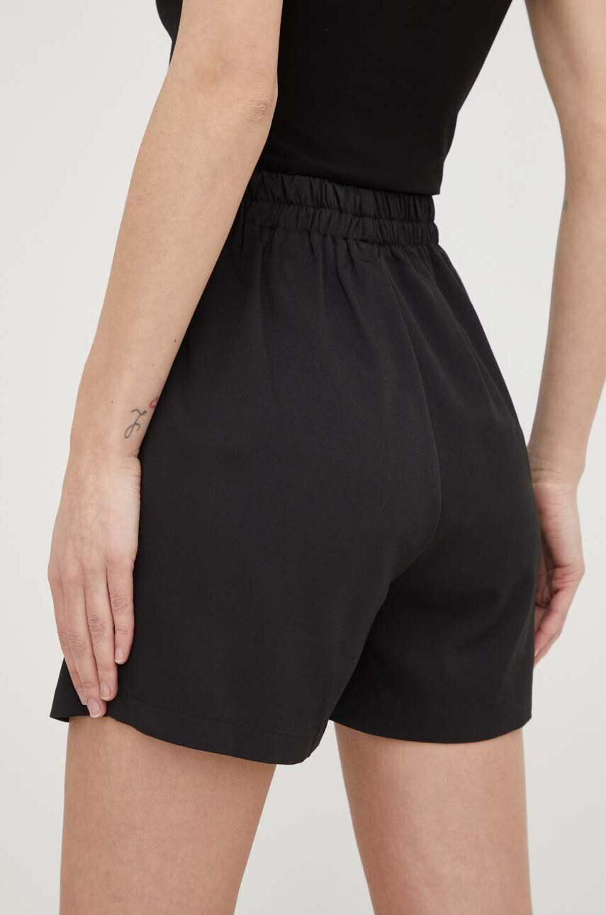 Answear Lab Kraťasy dámské černá barva hladké high waist - Pepit.cz