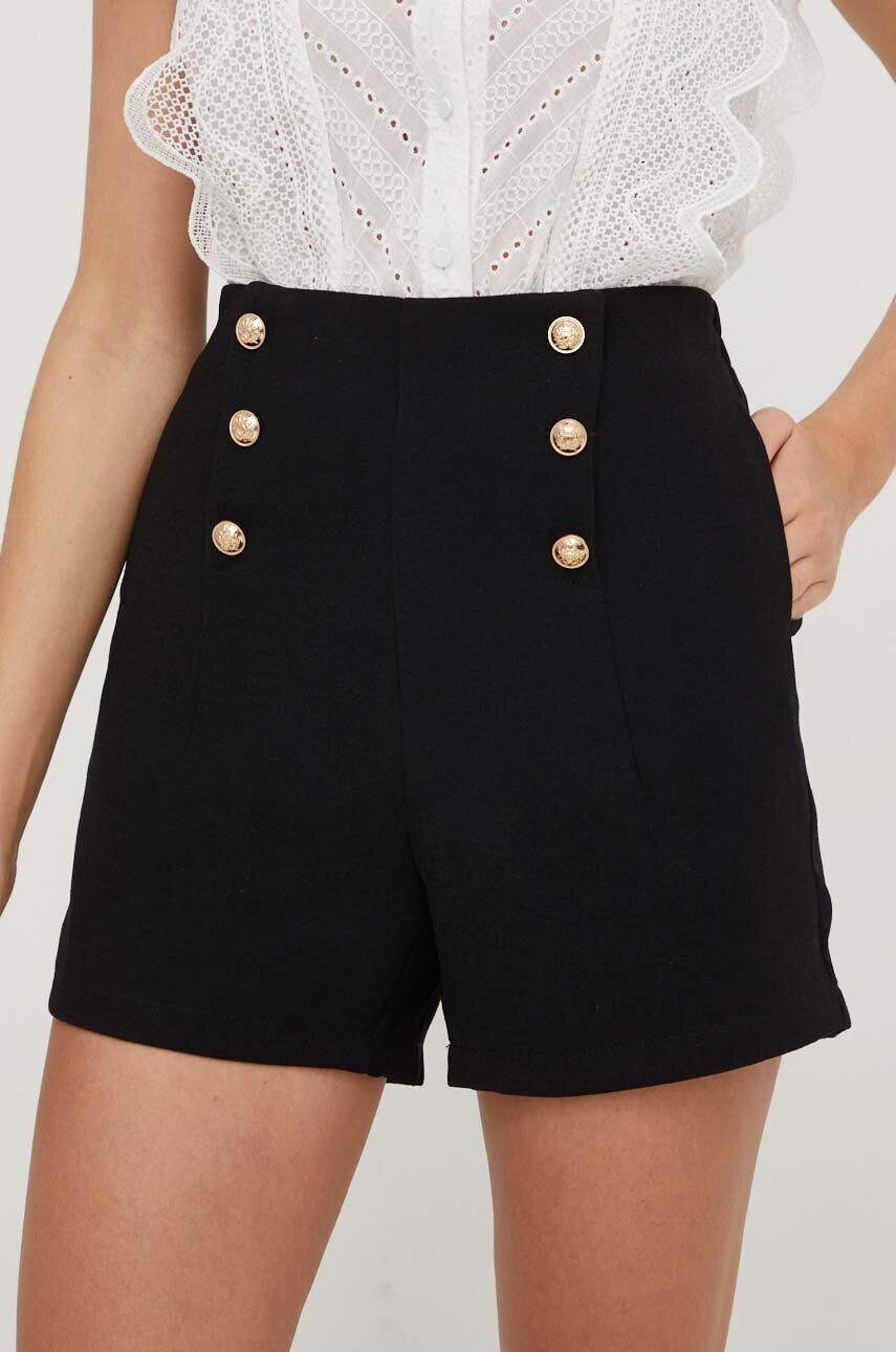 Answear Lab Kraťasy dámské černá barva hladké high waist - Pepit.cz