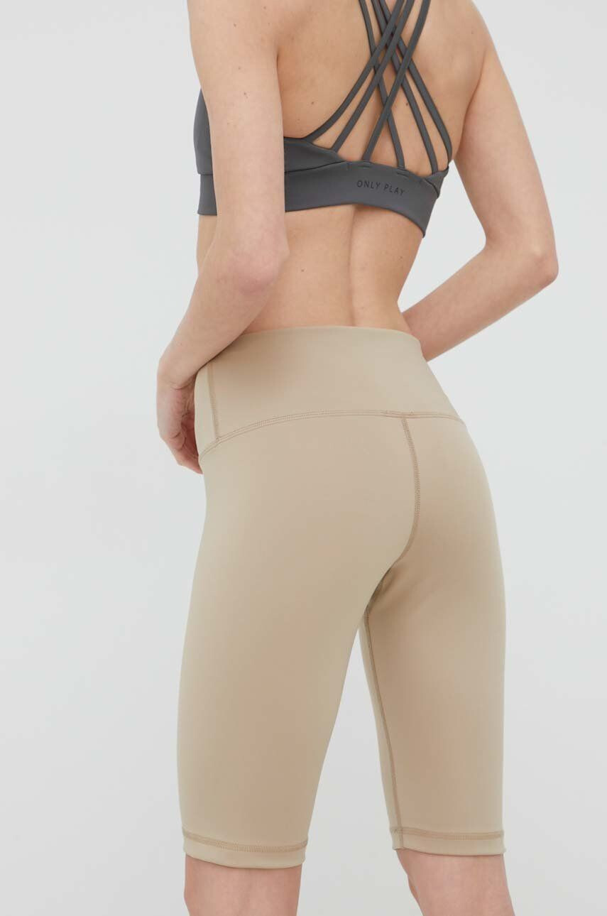 Arkk Copenhagen Kraťasy dámské béžová barva hladké medium waist - Pepit.cz