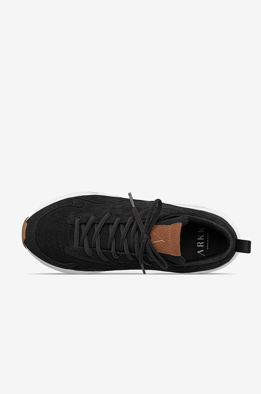 Arkk Copenhagen Semišové sneakers boty černá barva - Pepit.cz