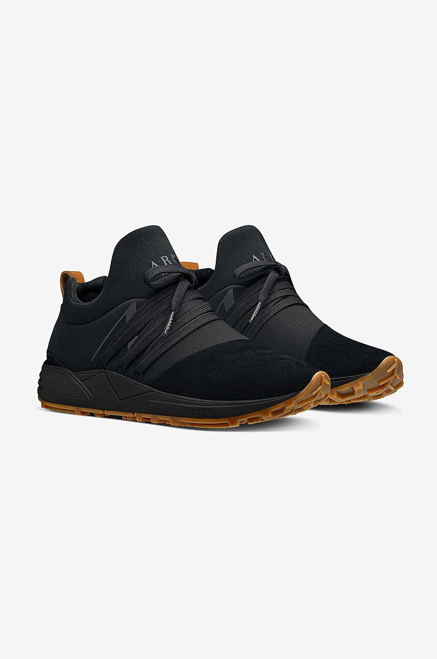 Arkk Copenhagen Sneakers boty Raven Nubuck černá barva - Pepit.cz