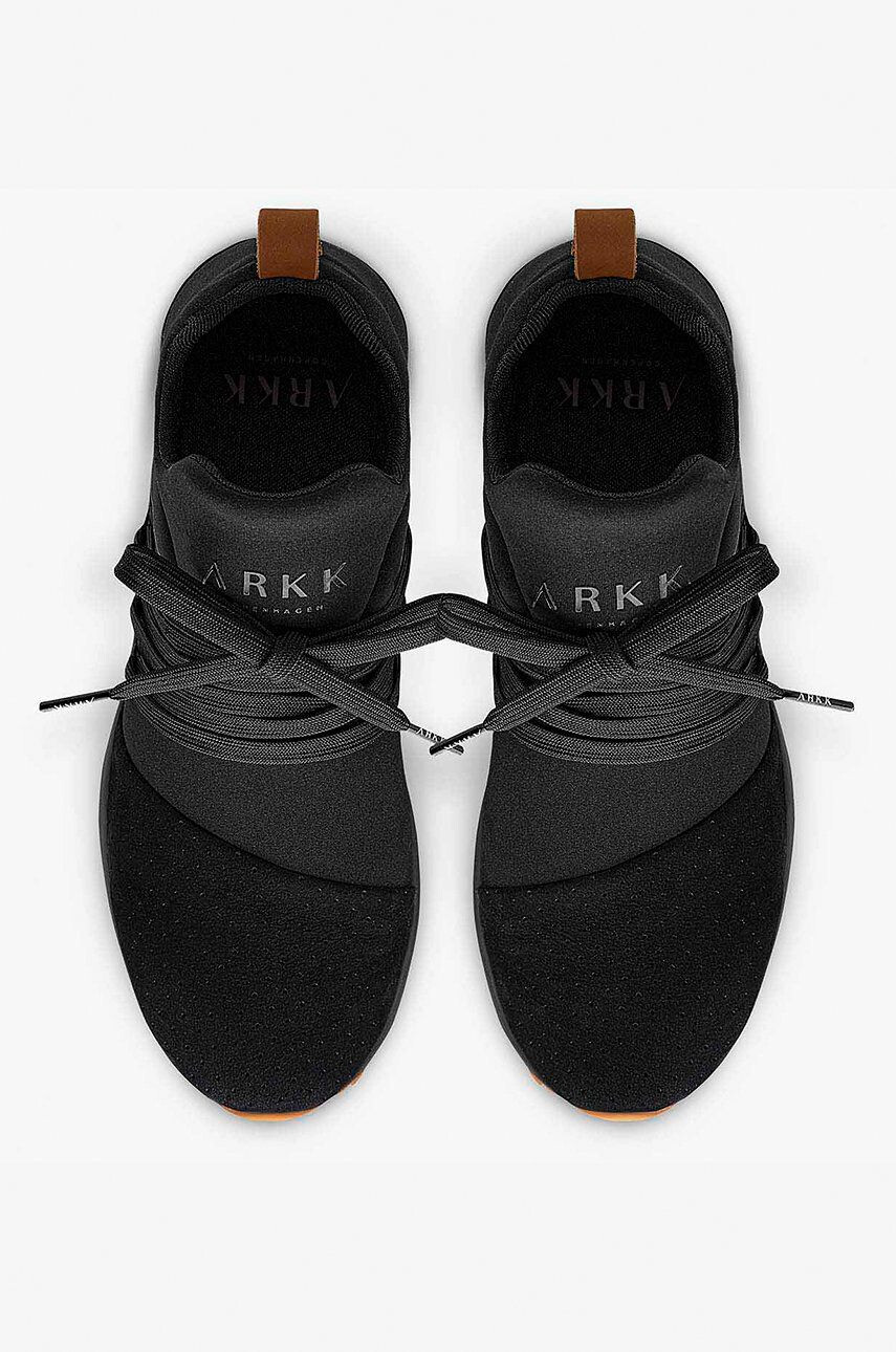 Arkk Copenhagen Sneakers boty Raven Nubuck černá barva - Pepit.cz