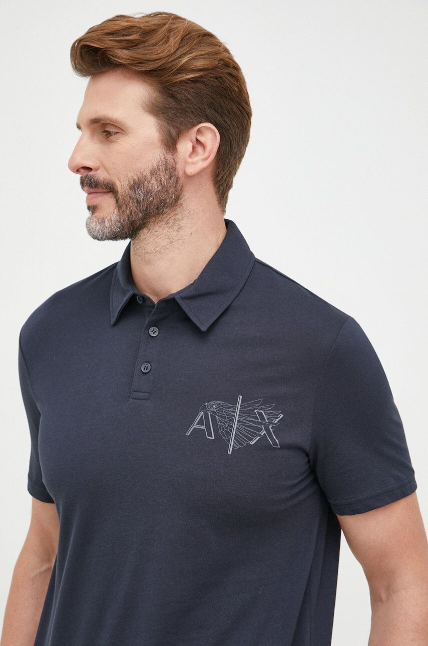 Armani Exchange Bavlněné polo tričko - Pepit.cz