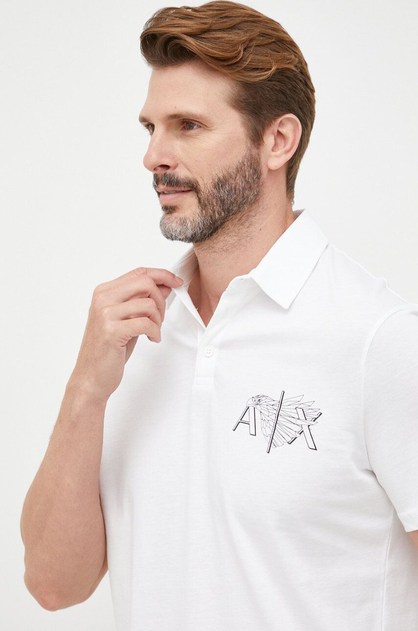 Armani Exchange Bavlněné polo tričko - Pepit.cz