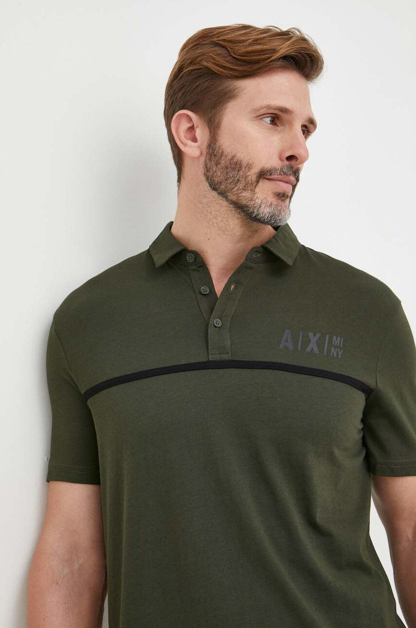 Armani Exchange Bavlněné polo tričko - Pepit.cz