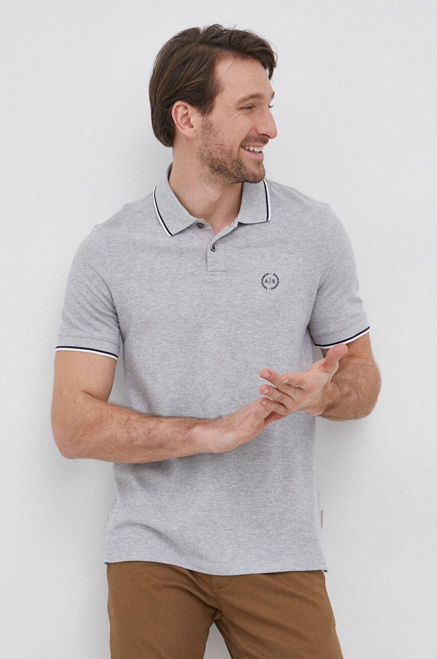 Armani Exchange Bavlněné polo tričko - Pepit.cz