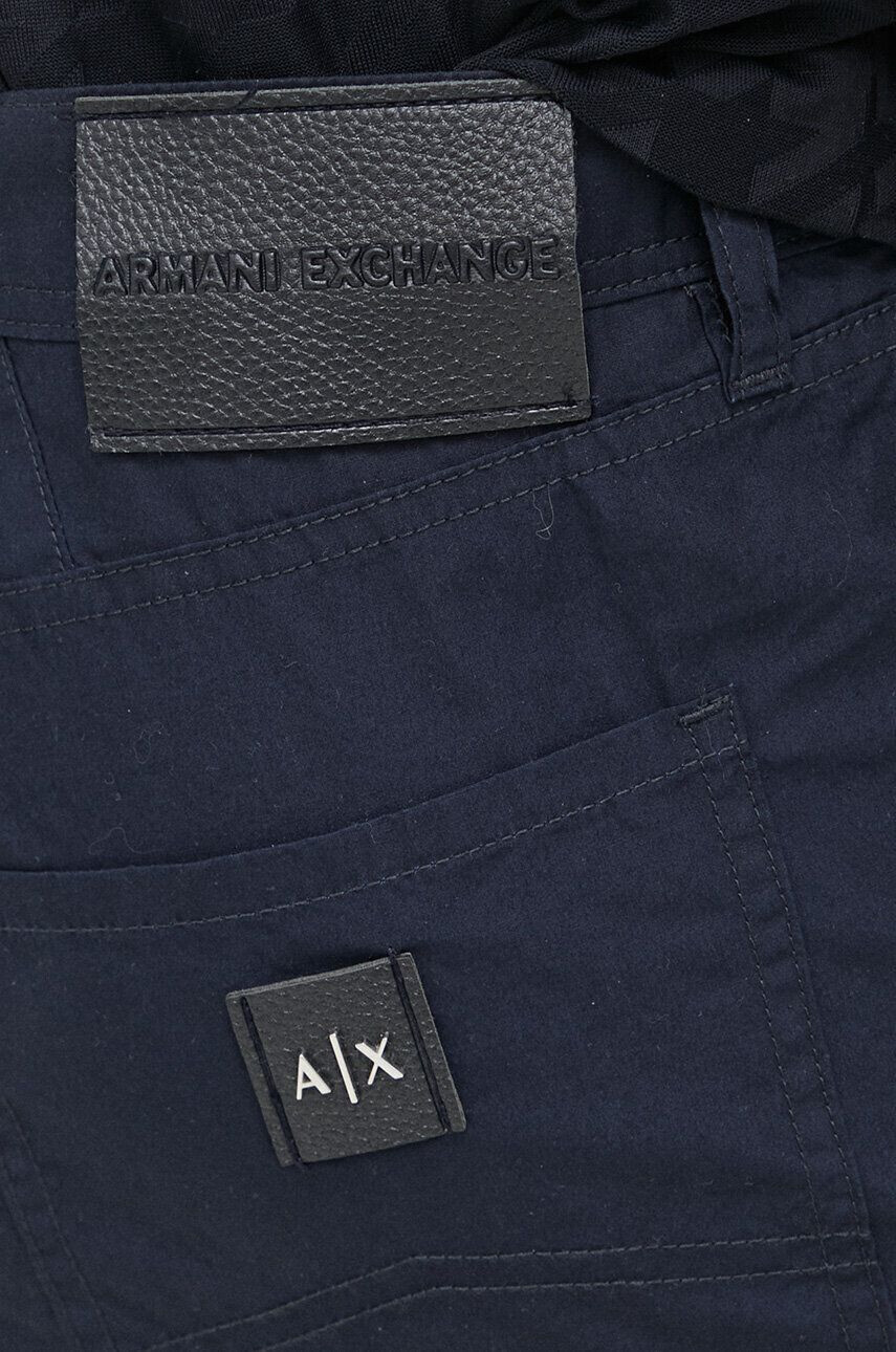 Armani Exchange Bavlněné šortky tmavomodrá barva - Pepit.cz