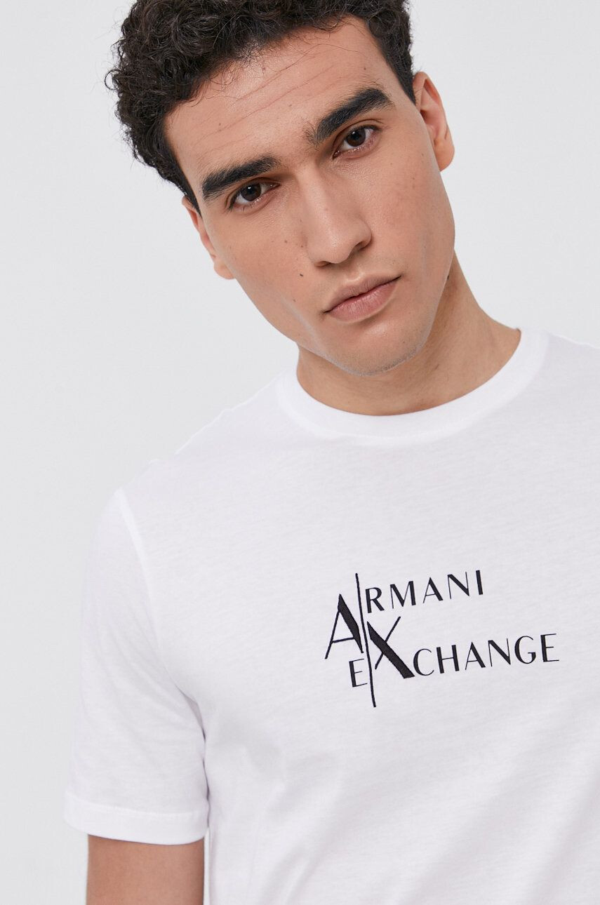 Armani Exchange Bavlněné tričko - Pepit.cz