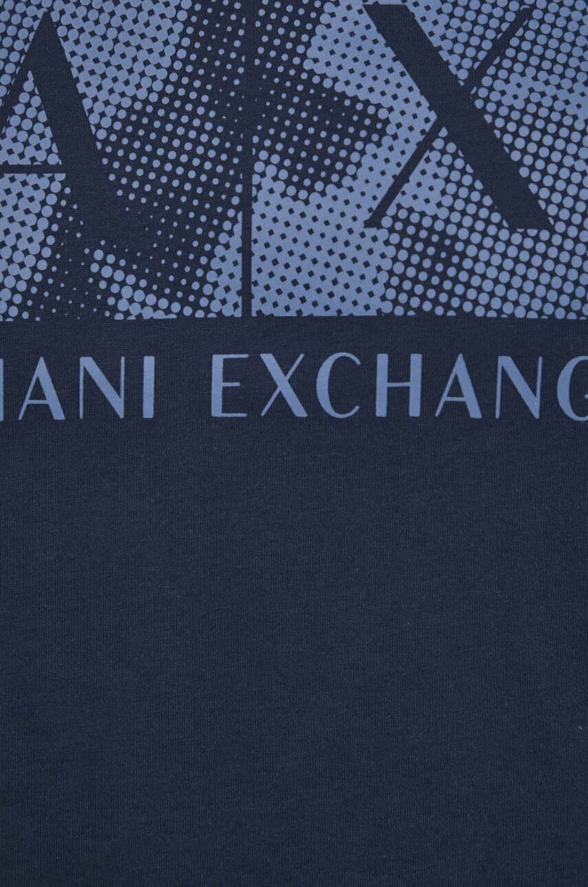 Armani Exchange Bavlněné tričko bílá barva - Pepit.cz