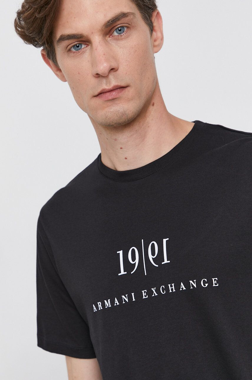 Armani Exchange Bavlněné tričko - Pepit.cz