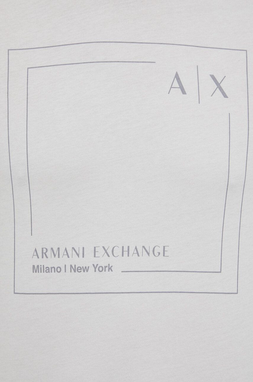 Armani Exchange Bavlněné tričko s dlouhým rukávem růžová barva - Pepit.cz