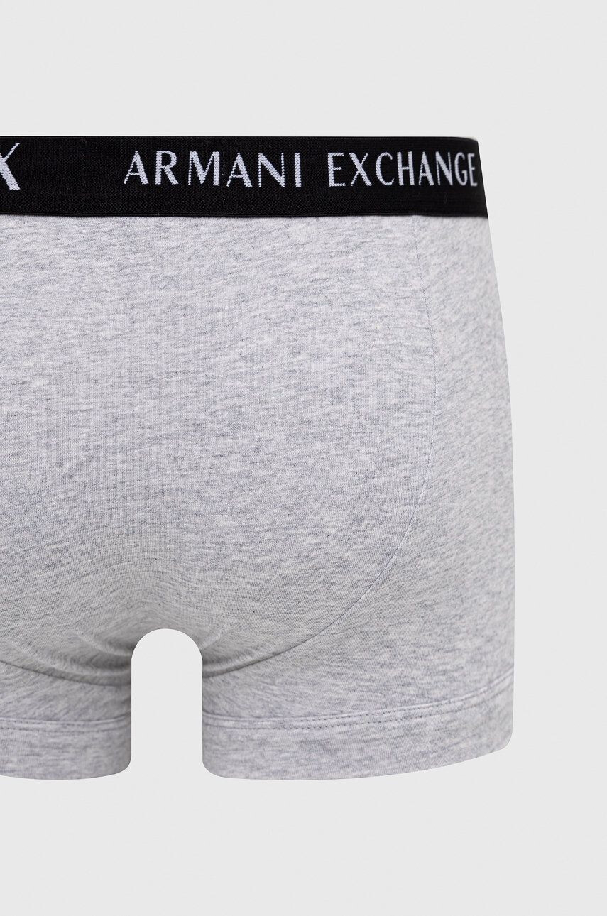 Armani Exchange Boxerky (2-pak) pánské černá barva - Pepit.cz