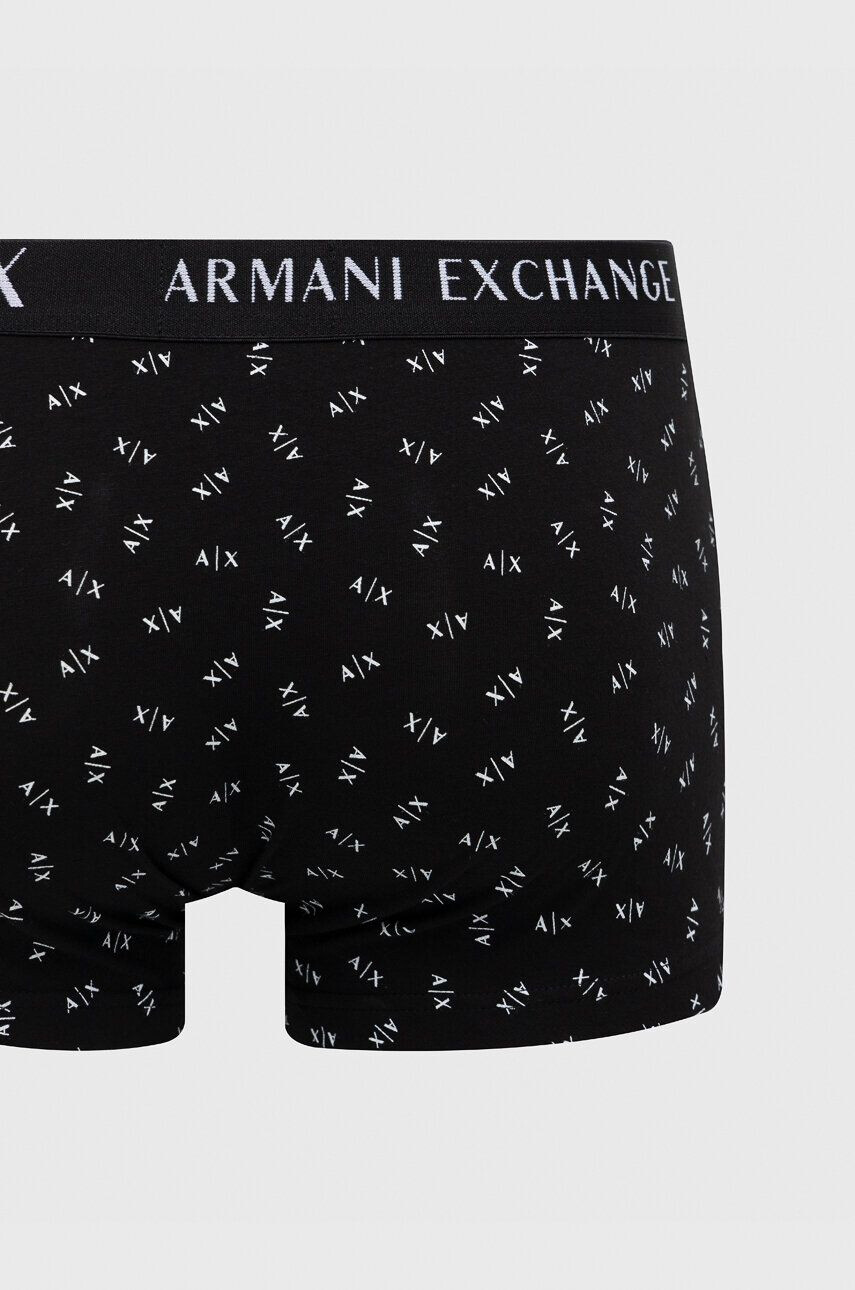 Armani Exchange Boxerky 3-pack pánské černá barva - Pepit.cz