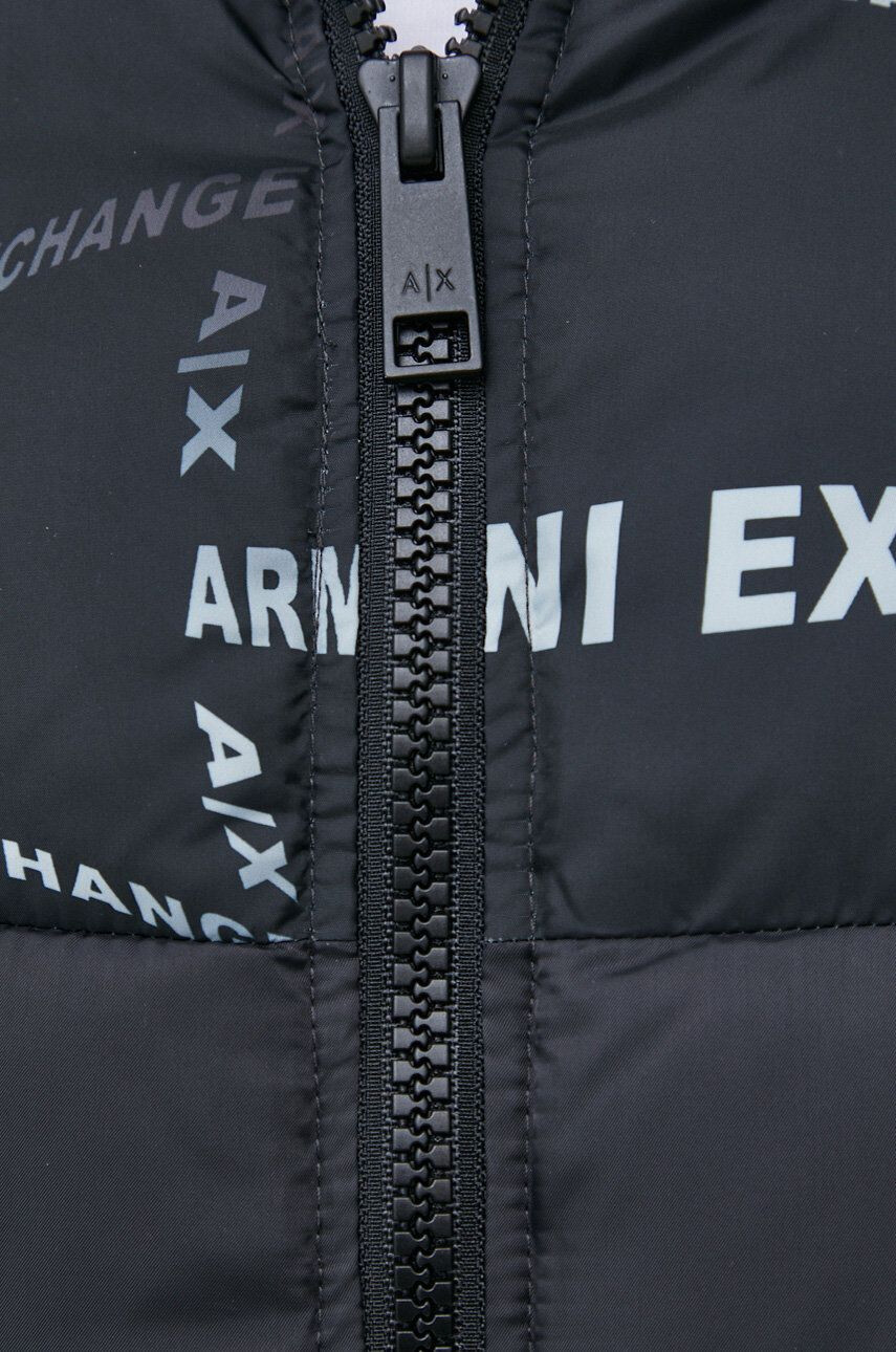 Armani Exchange Bunda pánská černá barva zimní oversize - Pepit.cz