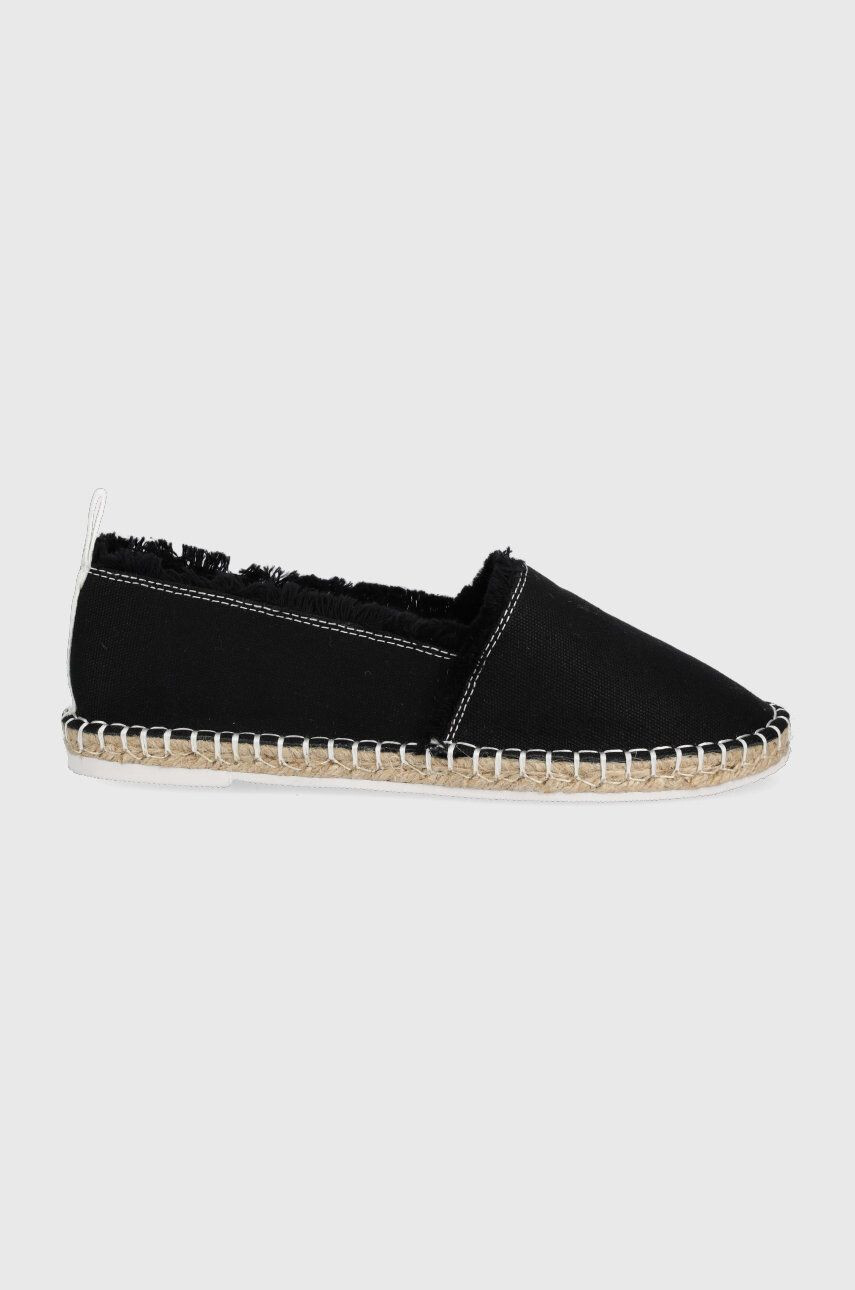 Armani Exchange Espadrilky černá barva - Pepit.cz