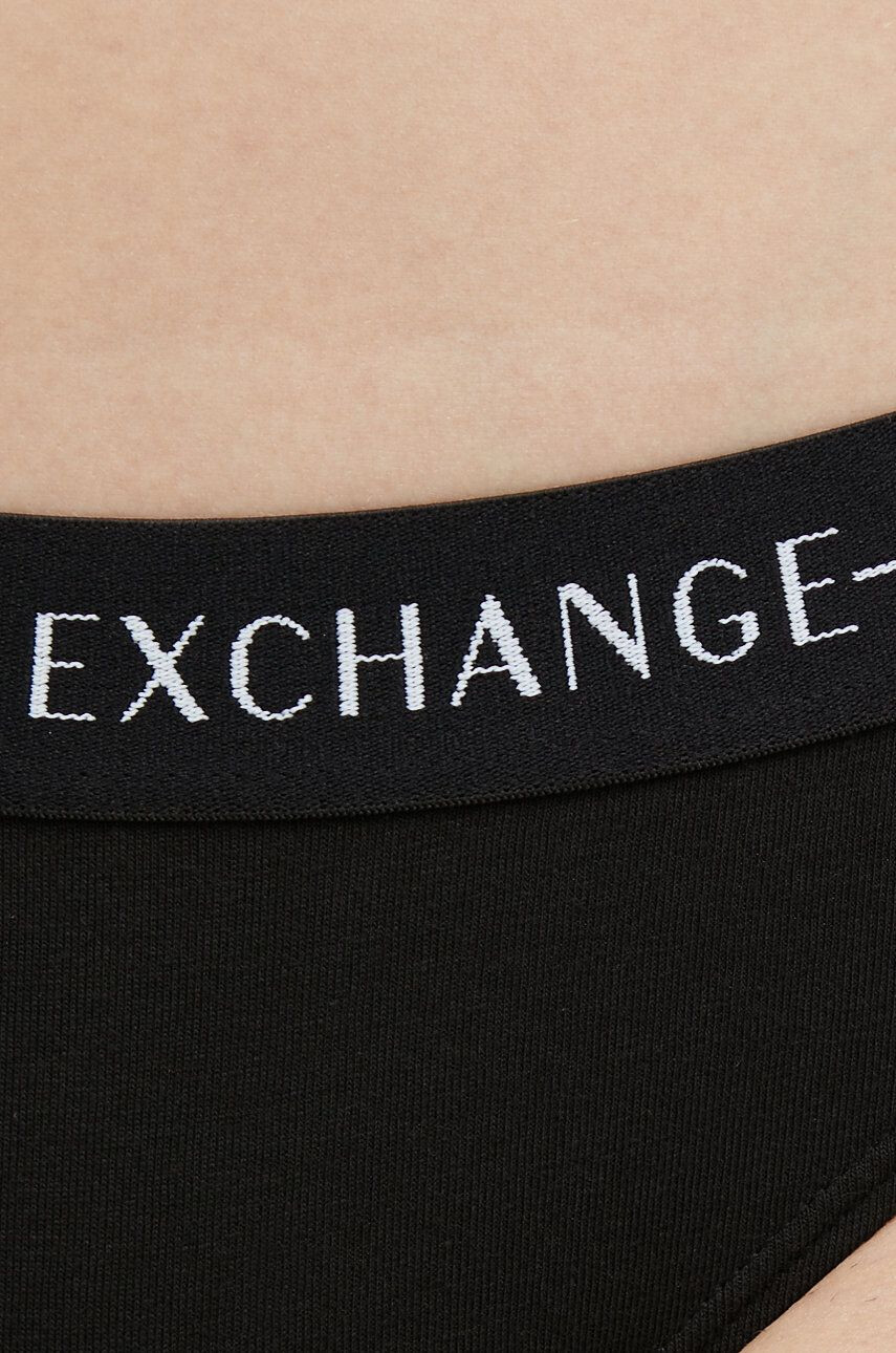 Armani Exchange Kalhotky brazilky černá barva - Pepit.cz