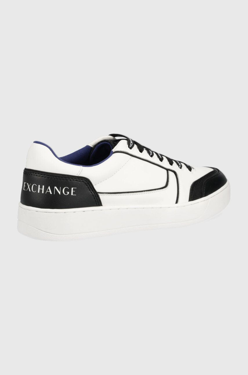 Armani Exchange Kožené sneakers boty bílá barva - Pepit.cz