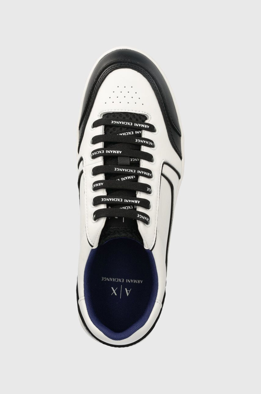 Armani Exchange Kožené sneakers boty bílá barva - Pepit.cz