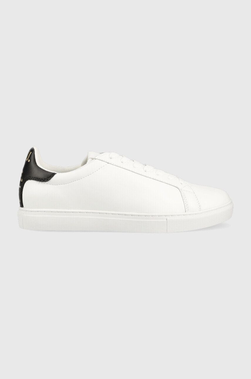 Armani Exchange Kožené sneakers boty bílá barva - Pepit.cz