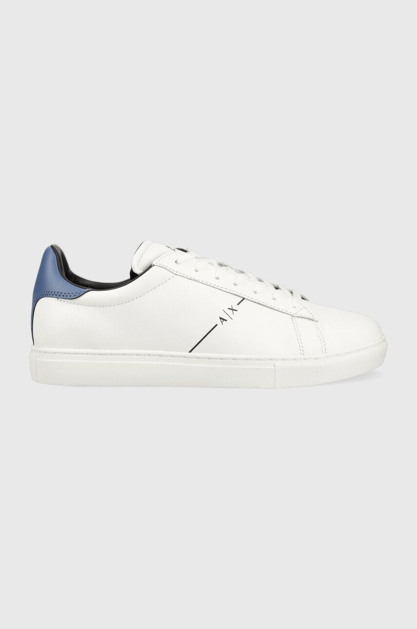 Armani Exchange Kožené sneakers boty XUX001.XV093.K709 bílá barva XUX001 XV093 K709 - Pepit.cz