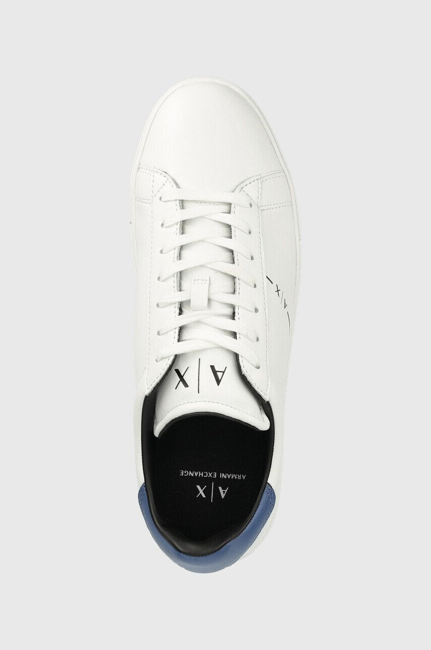 Armani Exchange Kožené sneakers boty XUX001.XV093.K709 bílá barva XUX001 XV093 K709 - Pepit.cz