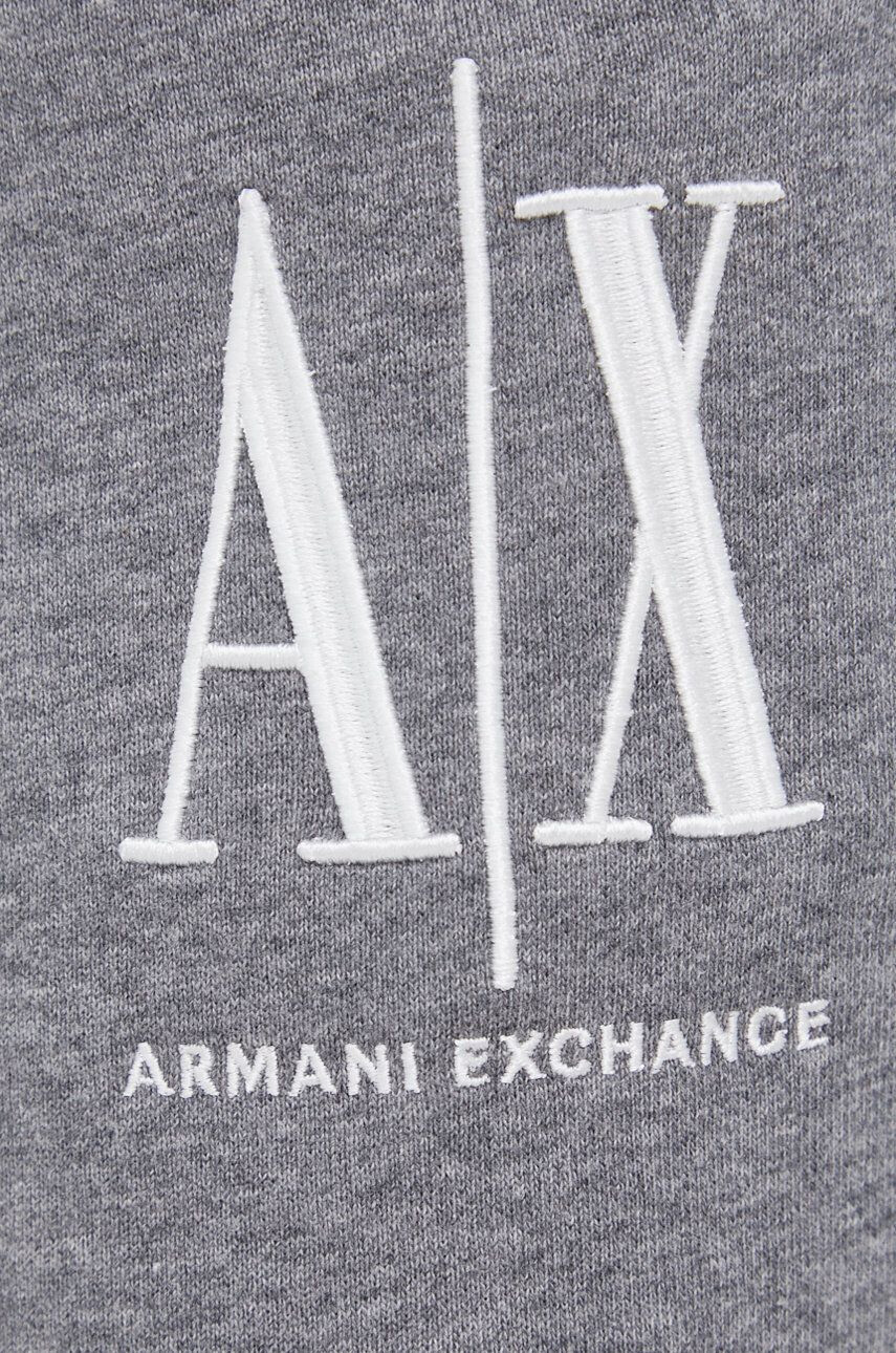 Armani Exchange Kraťasy pánské šedá barva - Pepit.cz