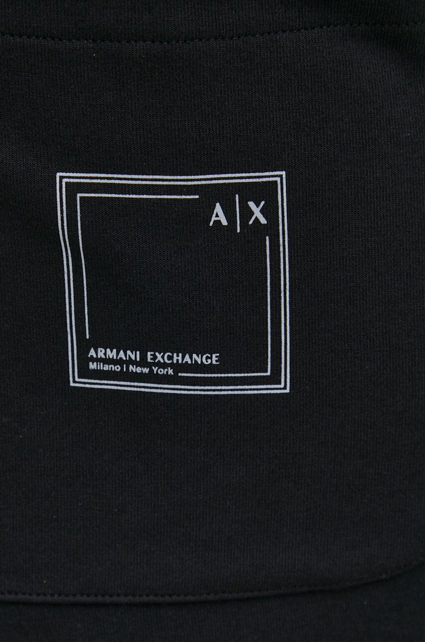 Armani Exchange Kraťasy pánské černá barva - Pepit.cz