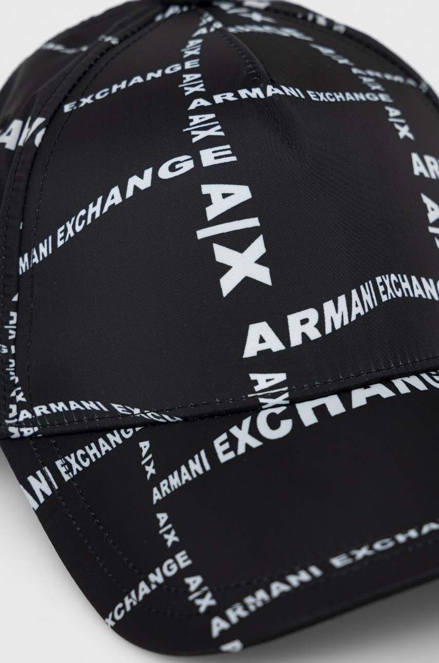 Armani Exchange Kšiltovka černá barva vzorovaná - Pepit.cz