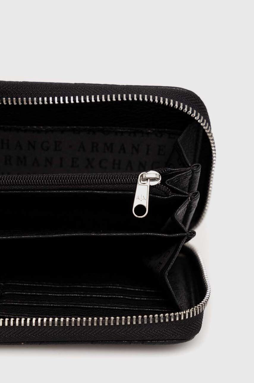 Armani Exchange peněženka černá barva - Pepit.cz