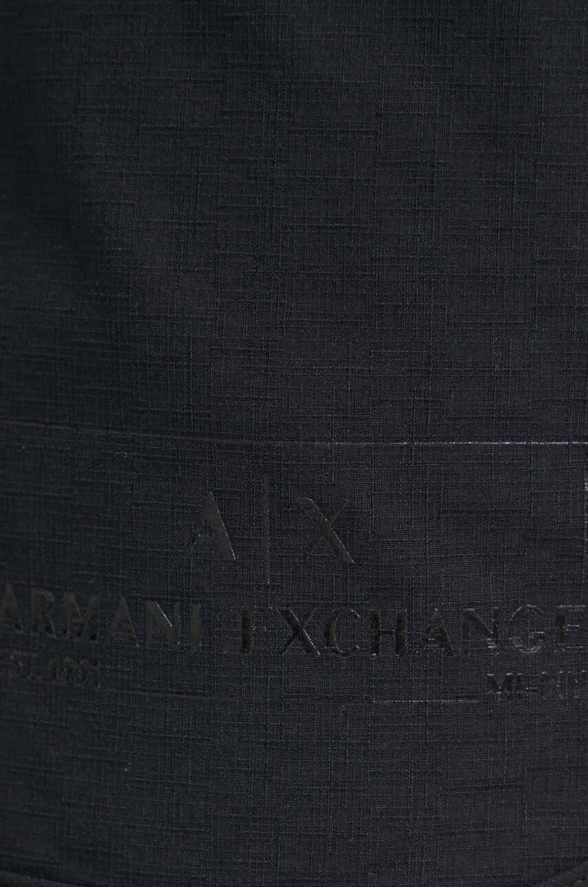 Armani Exchange Plavkové šortky černá barva - Pepit.cz