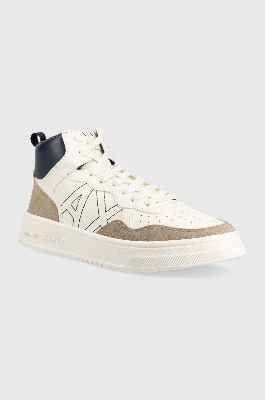 Armani Exchange Sneakers boty bílá barva - Pepit.cz