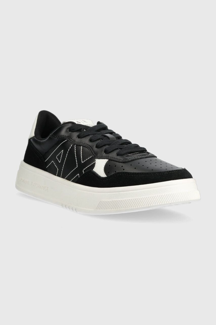 Armani Exchange sneakers boty černá barva - Pepit.cz