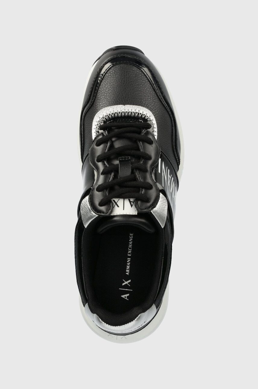 Armani Exchange Sneakers boty černá barva - Pepit.cz