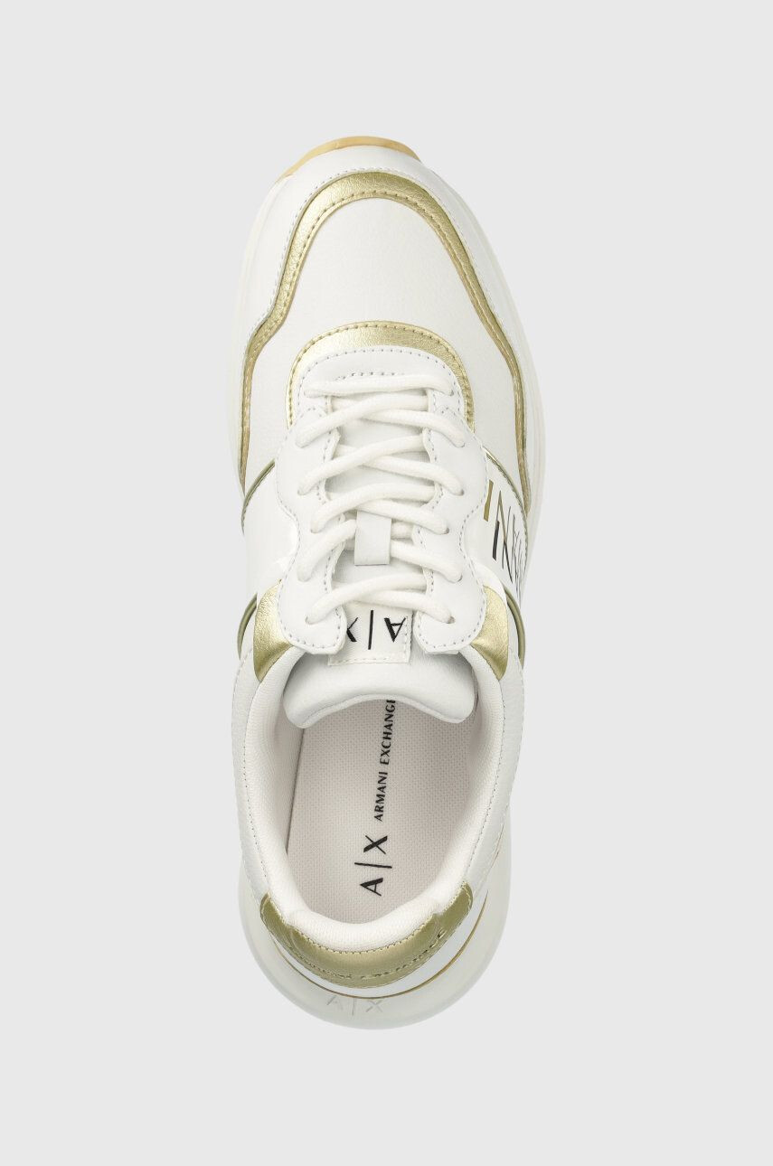 Armani Exchange Sneakers boty bílá barva - Pepit.cz